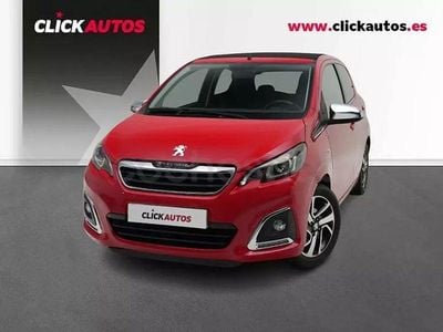 Usado Peugeot 108 Allure 72 CV (52 kW) 2021 Rojo Utilitario