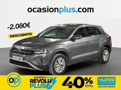 Usado VW T-Roc 110 CV (80 kW) 2024 Gris SUV