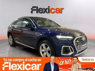 Usado Audi Q5 S-Line 204 CV (150 kW) 2021 Azul SUV