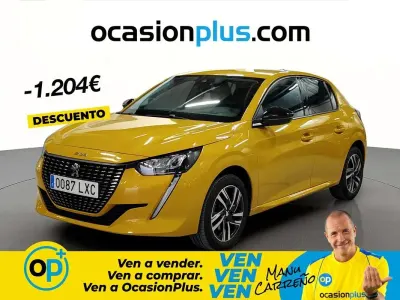 Usado Peugeot 208 Allure 102 CV (75 kW) 2022 Amarillo Utilitario