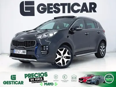 Usado Kia Sportage GT-Line 136 CV (100 kW) 2017 Negro SUV