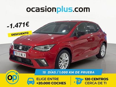 Usado Seat Ibiza FR 110 CV (80 kW) 2023 Rojo Utilitario