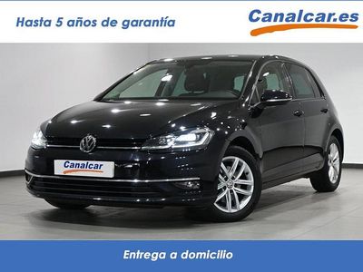 Usado VW Golf VII Advance 125 CV (91 kW) 2018 Negro Berlina
