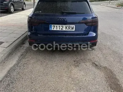Usado Audi A4 S-Line 190 CV (139 kW) 2018 Azul Familiar