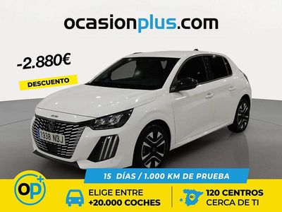 Usado Peugeot 208 Allure 100 CV (73 kW) 2025 Blanco Utilitario