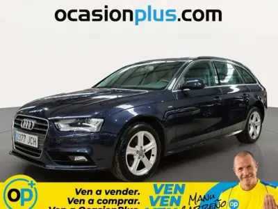 Usado Audi A4 S-Line 150 CV (110 kW) 2015 Azul Familiar