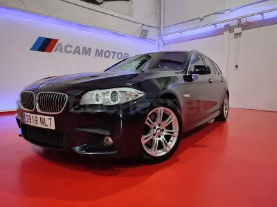 Usado BMW 520 M Sport 184 CV (135 kW) 2014 Azul Familiar