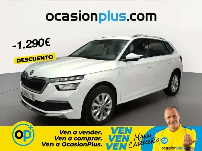 Usado Skoda Kamiq Ambition 110 CV (80 kW) 2021 Blanco SUV