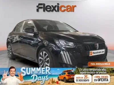 Usado Peugeot 208 Allure 100 CV (73 kW) 2024 Negro Utilitario