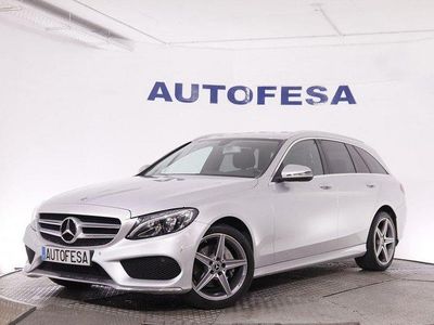 Usado Mercedes C220 AMG 170 CV (125 kW) 2018 Plata Familiar