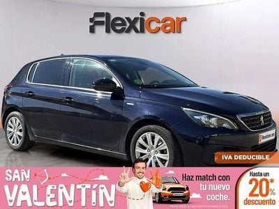 Usado Peugeot 308 Style 130 CV (95 kW) 2020 Azul Berlina