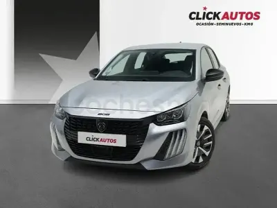 Usado Peugeot 208 Active 100 CV (73 kW) 2024 Gris / plata Utilitario