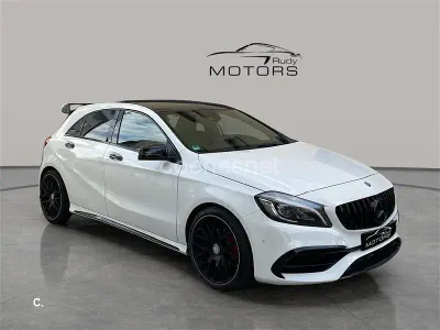 Usado Mercedes A180 AMG line 122 CV (89 kW) 2016 Blanco Berlina