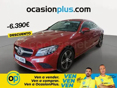 Usado Mercedes C200 184 CV (135 kW) 2018 Rojo Coupe
