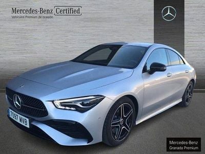 Usado Mercedes CLA200 AMG line 163 CV (119 kW) 2025 Plata hightech
