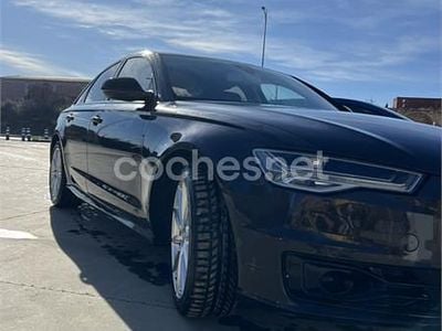 Usado Audi A6 272 CV (200 kW) 2015 Negro Berlina