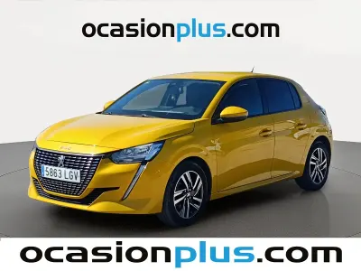 Usado Peugeot 208 Allure 102 CV (75 kW) 2020 Amarillo Utilitario