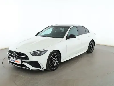 Usado Mercedes C220 AMG line 220 CV (161 kW) 2022 Blanco Berlina