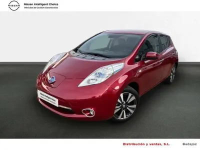 Usado Nissan Leaf Tekna 80 kW (109 CV) 2016 Rojo Utilitario