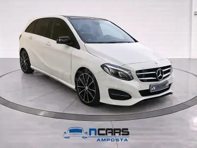 Usado Mercedes B180 AMG line 109 CV (80 kW) 2016 Blanco Monovolumen