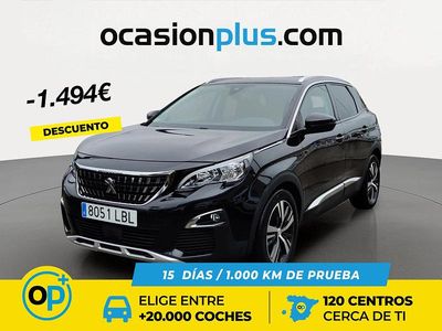 Usado Peugeot 3008 Allure 130 CV (95 kW) 2019 Negro Recogida