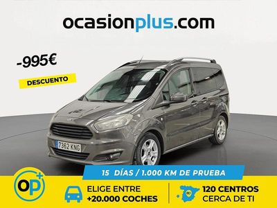 Usado Ford Tourneo Courier Trend 100 CV (73 kW) 2018 Gris Monovolumen