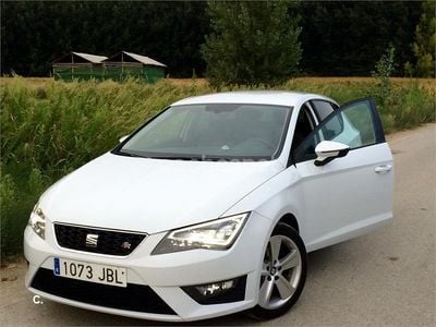 Usado Seat Leon FR 150 CV (110 kW) 2014 Blanco Berlina