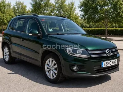 Usado VW Tiguan 110 CV (80 kW) 2014 Verde SUV