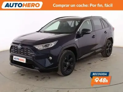 Usado Toyota RAV4 Hybrid 218 CV (160 kW) 2019 Azul SUV