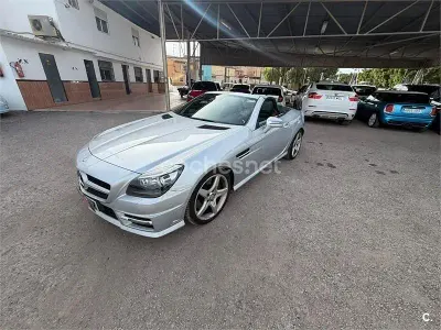 Usado Mercedes SLK350 306 CV (225 kW) 2011 Gris / plata Descapotable