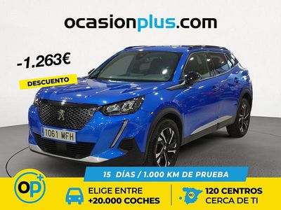 Usado Peugeot 2008 Allure 100 CV (73 kW) 2023 Azul SUV