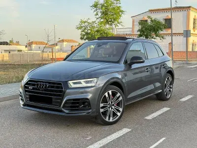Usado Audi SQ5 Comfort 354 CV (260 kW) 2018 Gris / plata SUV