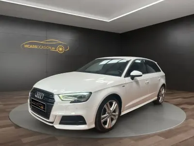 Usado Audi A3 S-Line 116 HP (85 kW) 2019 Branco Sedan