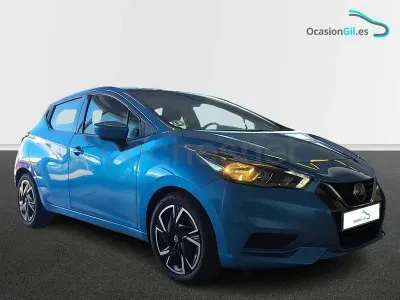 Usado Nissan Micra Acenta 92 CV (67 kW) 2022 Azul Utilitario