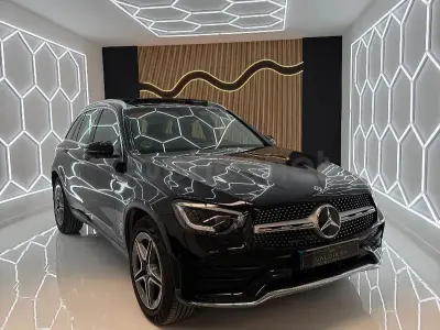 Usado Mercedes GLC220 194 CV (142 kW) 2021 Negro SUV