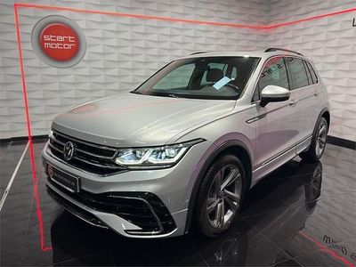 Usado VW Tiguan R-line 150 CV (110 kW) 2021 Gris / platagris SUV