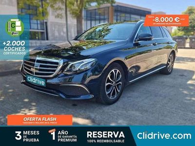 Usado Mercedes E220 170 CV (125 kW) 2018 Negro Familiar