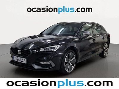 Usado Seat Leon FR 150 CV (110 kW) 2022 Negro Monovolumen