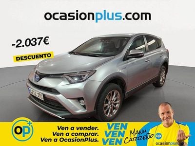 Usado Toyota RAV4 Hybrid Advance 197 CV (144 kW) 2016 Gris SUV
