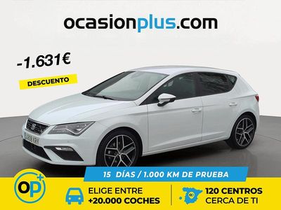 Usado Seat Leon FR 150 CV (110 kW) 2018 Blanco