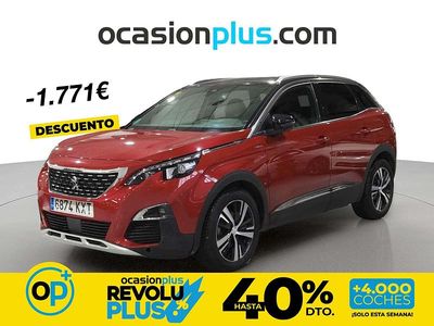 Usado Peugeot 3008 GT-line 130 CV (95 kW) 2019 Rojo SUV