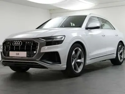 Usado Audi Q8 S-Line 286 CV (210 kW) 2019 Blanco SUV