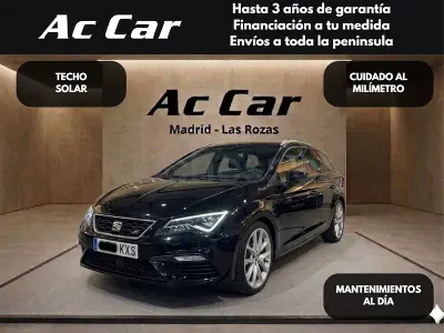 Usado Seat Leon FR 150 CV (110 kW) 2019 Negro Familiar
