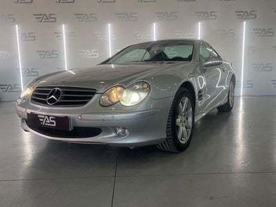 Usado Mercedes SL500 306 CV (225 kW) 2002 Gris / plata Descapotable