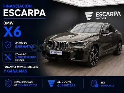 Usado BMW X6 265 CV (194 kW) 2020 Marrón SUV