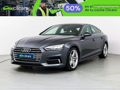 Usado Audi A5 Sportback S-Line 190 CV (139 kW) 2019 Gris Utilitario