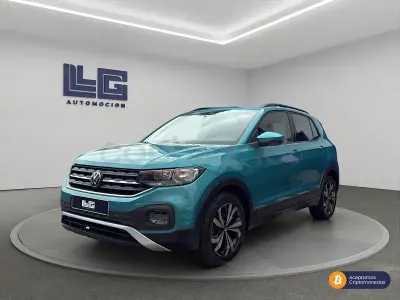 Usado VW T-Cross Advance 95 CV (69 kW) 2022 Verde SUV