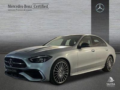Usado Mercedes C220 AMG line 220 CV (161 kW) 2023 Plata hightech Berlina