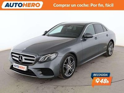 Usado Mercedes E220 196 CV (144 kW) 2017 Gris Berlina