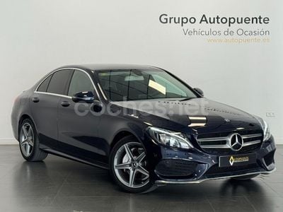 Usado Mercedes C200 150 CV (110 kW) 2018 Azul Berlina